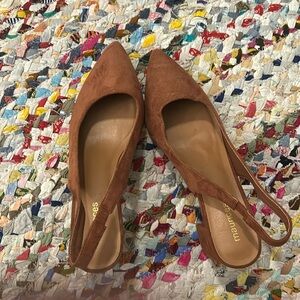 Maurice’s sling back block heels. Never worn